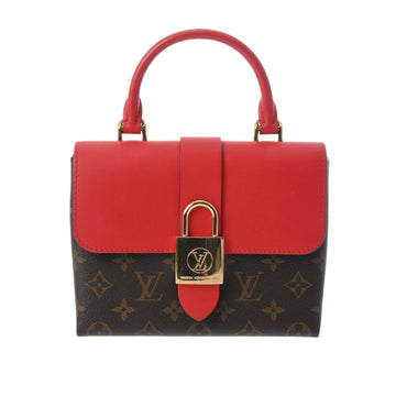 LOUIS VUITTON Monogram Rocky BB Coquelicot M44322 Women's Canvas Handbag