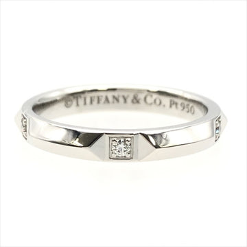 TIFFANY & Co. True Band Ring 5P Diamond Size 8 Pt950 IT4BN7Q6ID40