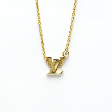 LOUIS VUITTON Idylle Blossom LV Pendant Yellow Gold And Diamond Q93626 Yellow Gold [18K] Diamond Women's Fashion Pendant Necklace Carat/0.03 [Gold]