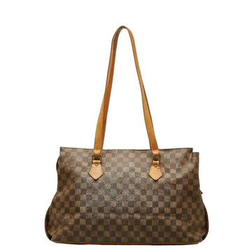 LOUIS VUITTON Damier Colombine 100th Anniversary Limited Edition Tote Bag N99037 Brown PVC Leather Women's