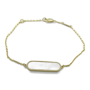 VAN CLEEF & ARPELS Sweet Alhambra Mother of Pearl Bracelet White K18 [Yellow Gold] Mother of pearl