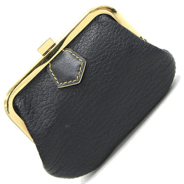 LOUIS VUITTON Coin Case Suhali Porte Monnaie Souple M91867 Noir Purse Compact Wallet Women's