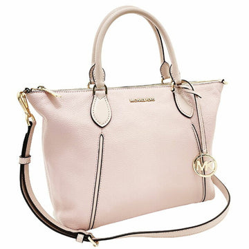 MICHAEL KORS LENOX Satchel Large Leather Blossom Light Pink 35S0GYZS3L666  Handbag Tote Bag Shoulder MK AHN-11511