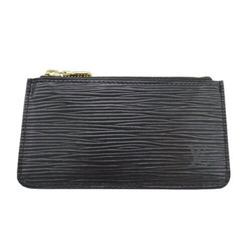 LOUIS VUITTON Wallet Epi Women's Men's Brand Coin Case Purse Pochette Cle Noir M63802 CA0052