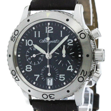 BREGUETPolished  Transatlantique Type XX Steel Automatic Watch 3820 BF571300