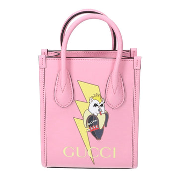 GUCCI 671623 Bananya collaboration tote bag, pink, for women