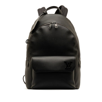 LOUIS VUITTON Aerogram Take Off LV Backpack M57079 Noir Black Leather Men's