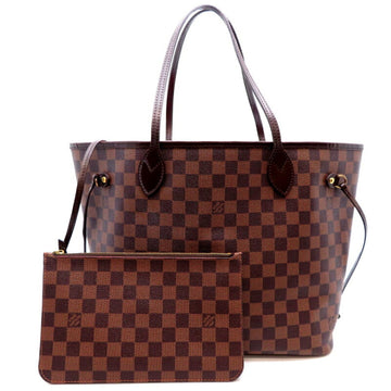 LOUIS VUITTON Neverfull MM Women's Tote Bag N41358 Damier Cerise [Red] Brown