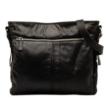 PRADA Shoulder Bag VA0802 Nero Black Leather Women's