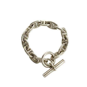HERMES Chaine d'Ancre GM 14 links Silver 925 Chain Bracelet Bangle Women's Men's 18393
