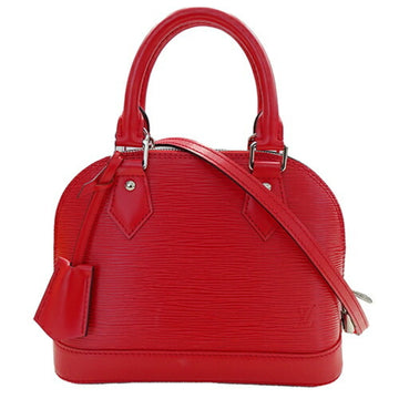 LOUIS VUITTON Bag Epi Ladies Brand Handbag Shoulder 2way Alma BB Coquelicot Red M41160 SN0189 Crossbody