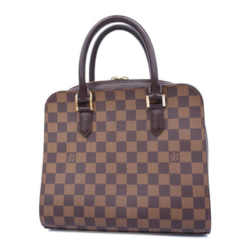 LOUIS VUITTON Handbag Damier Triana N51155 Ebene Ladies