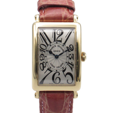 FRANCK MULLER Long Island Wrist Watch 952QZ Quartz Silver K18 [Yellow Gold] 952QZ