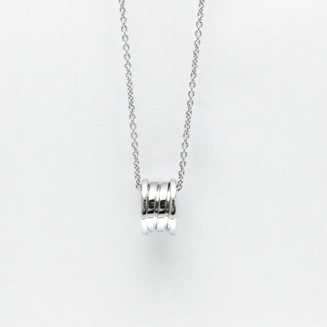 BVLGARI B.zero1 White Gold [18K] No Stone Unisex Fashion Pendant Necklace [Silver]