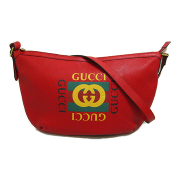 GUCCI Shoulder Bag Red leather 523588