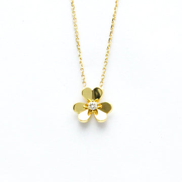 VAN CLEEF & ARPELS Frivole VCARP0J100 Yellow Gold [18K] Diamond Women's Fashion Pendant Necklace Carat/0.05 [Gold]
