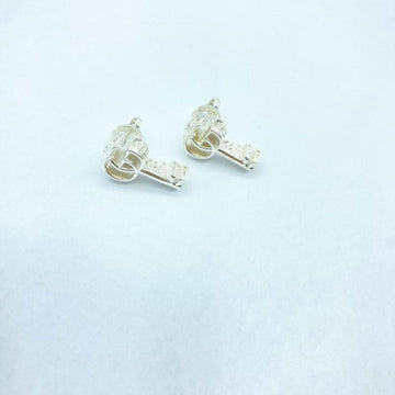 GUCCI Double G Key Earrings Ag925