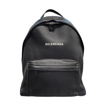 BALENCIAGA EVERYDAY Backpack for Men, Smooth Double Calfskin, Black, 552374
