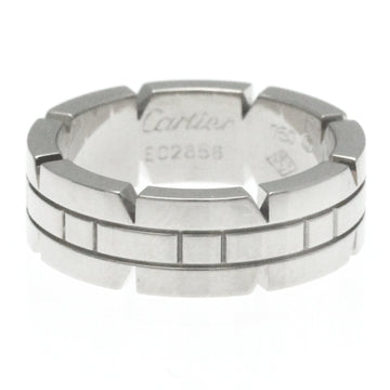 CARTIER Tank Francaise White Gold [18K] Fashion No Stone Band Ring Silver