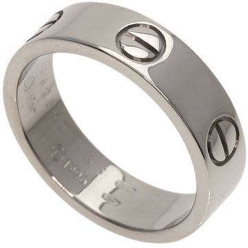 CARTIER Love Ring #56 Ring, K18 White Gold, Women's
