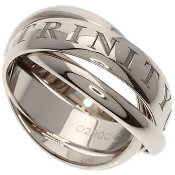CARTIER Trinity #55 Ring, 18K White Gold, Women's,