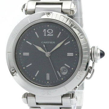 CARTIERPolished  Pasha 38 Stainless Steel Automatic Mens Watch W31017H3 BF571644