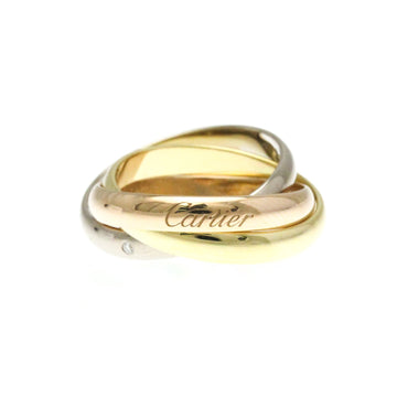 CARTIER Trinity De  5P Diamond Ring Pink Gold [18K],White Gold [18K],Yellow Gold [18K] Fashion Diamond Band Ring Gold