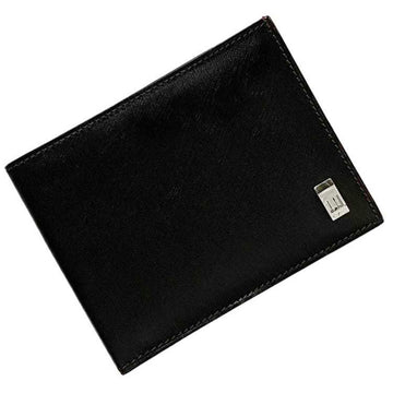 DUNHILL bi-fold wallet brown sidecar ec-20093 billfold leather  folding men's compact