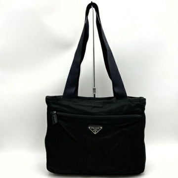 PRADA Tote Bag Shoulder Triangle Black Nylon Women's ITCRK097I5WG