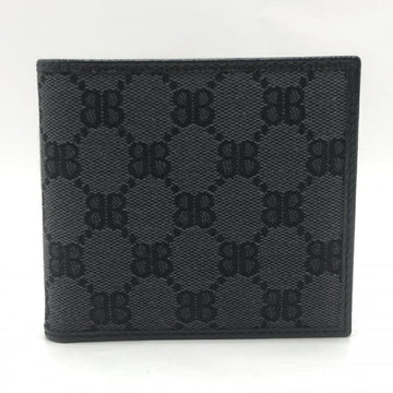GUCCI × BALENCIAGA The Hacker Project Bi-fold Wallet Black  Balenciaga