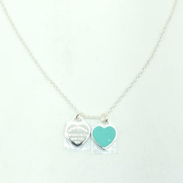 TIFFANY & Co. 925 Double Heart Necklace