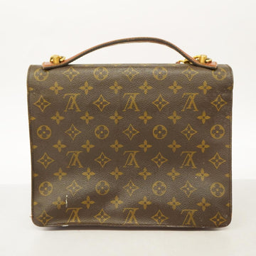 LOUIS VUITTON Handbag Monogram Monceau M51185 Brown Ladies