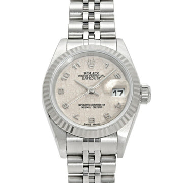 ROLEX Datejust 26 69174 Ivory Arabic Dial Wristwatch Women's