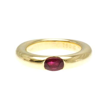 CARTIER Ellipse Ruby Ring Yellow Gold [18K] Fashion Ruby Band Ring Gold