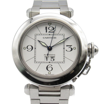 CARTIER Pasha C Big Date Wrist Watch W31055M7 Mechanical Automatic White Stainless Steel W31055M7