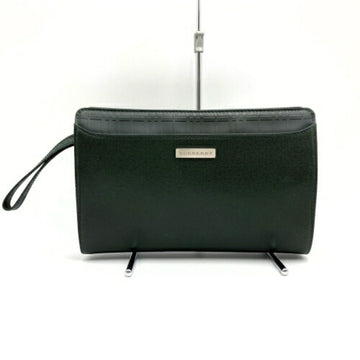 BURBERRY clutch bag second dark green leather  IT8WDC8WEG