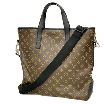 LOUIS VUITTON Handbag Monogram Macassar Davis M56708 Brown Men's