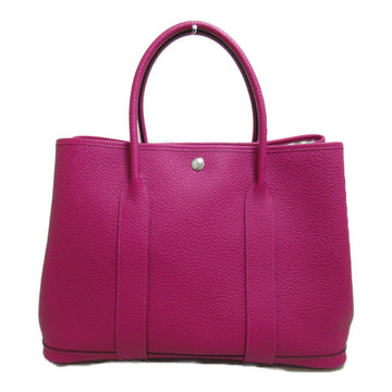 HERMES Garden Party PM Rose purple Tote Bag Pink Rose purple Negonda leather leather