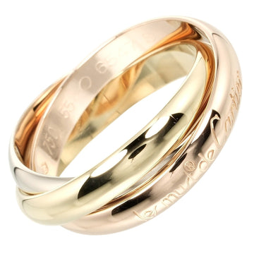 CARTIER Trinity Ring, size 14, K18 gold, YG, PG, WG, approx. 8.61g, I122924041