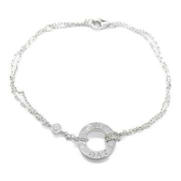 CARTIER love circle diamond bracelet Clear K18WG[WhiteGold] diamond