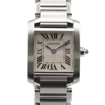 CARTIER Tank Francaise SM Wrist Watch watch Wrist Watch W51008Q3 Quartz Beige Stainless Steel W51008Q3