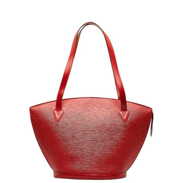 LOUIS VUITTON Epi Saint-Jacques Shoulder Bag Tote M52267 Castilian Red Leather Ladies