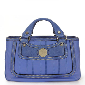 CELINE Handbag Boogie Bag 134023PLA.06BM Leather Blue Women's