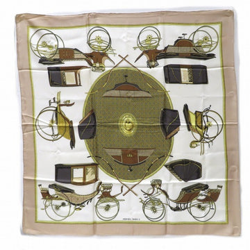 HERMES Carre 90 Folding Covered Carriage Accessories Scarves Women's