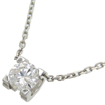 CARTIER C de 0.30ct Diamond Women's Necklace N7063900 750 White Gold