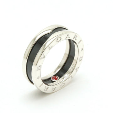 BVLGARIFinished  B-zero1 Save the Children Ring SV925 Silver Ceramic Black #51 Daily size approx. 11 346091