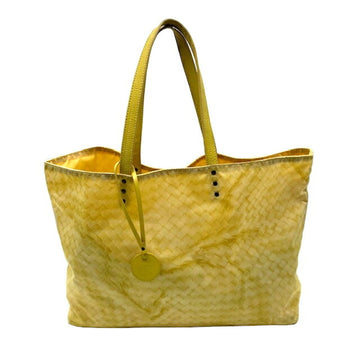 BOTTEGA VENETA Tote Bag Intrecciato Illusion Nylon Yellow