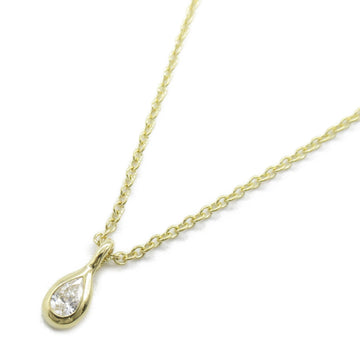 TIFFANY&CO Visor Yard Diamond Necklace Necklace Clear K18 [Yellow Gold] Clear