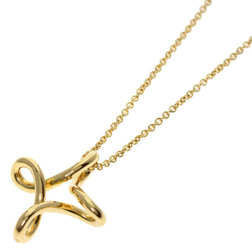 TIFFANY & Co. Infinity Cross Necklace, 18K Yellow Gold, Women's,