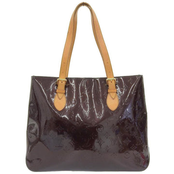LOUIS VUITTON Monogram Vernis Brentwood Handbag Shoulder Tote Bag Amarant M91994
